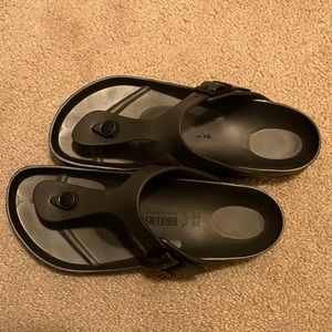 Dark Gray Birkenstock sandals , Size 39, US size 8
